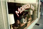 The Doors during the cover shoot for the Morrison Hotel album cover